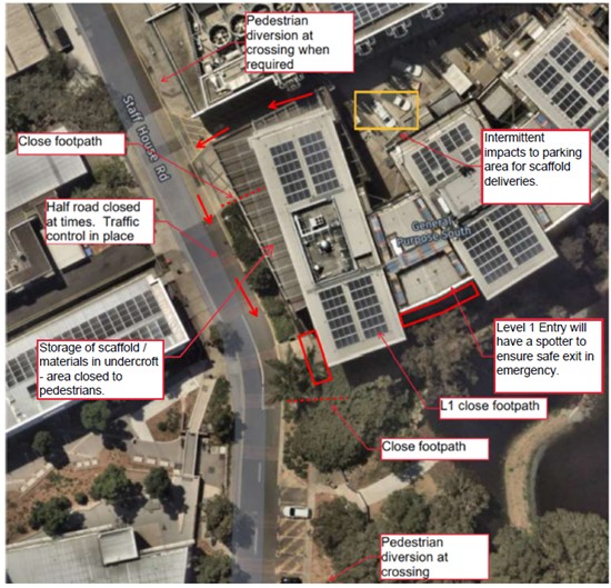 Facade Replacement Works General Purpose South (78) lookahead